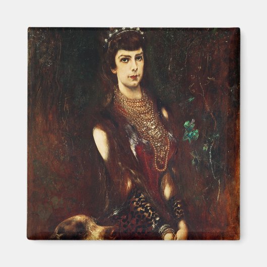 Elizabeth van Oostenrijk, 1883 Magneet (Voorkant)