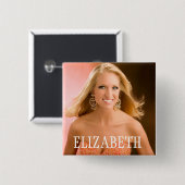 ELIZABETH VIERKANTE BUTTON 5,1 CM (Voorkant /achterkant)