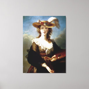 Elizabeth Vigee-Le Brun ~ Self Portret Canvas Afdruk