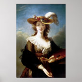 Elizabeth Vigee-Le Brun ~ Self Portret Poster (Voorkant)