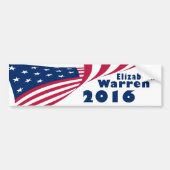 Elizabeth Warren 2016 Bumpersticker (Voorkant)