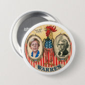 Elizabeth Warren 2016 Ronde Button 7,6 Cm (Voorkant /achterkant)