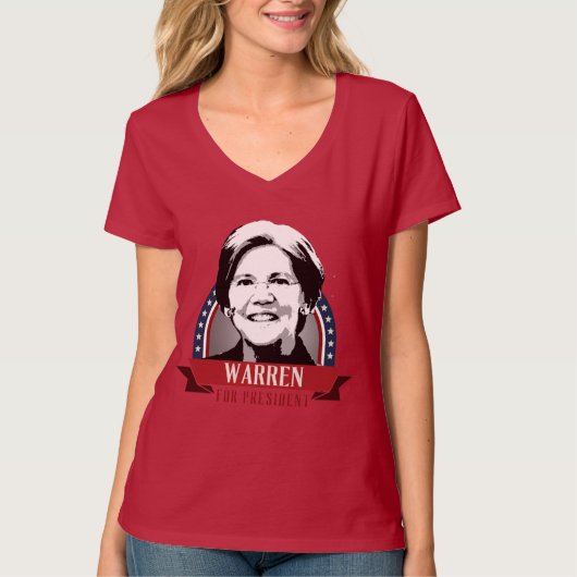 ELIZABETH WARREN 2016 SPANGLE - 2016.png T-shirt (Voorkant)