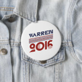 ELIZABETH WARREN 2016 STIJL -.png Ronde Button 4,0 Cm (In situ)