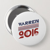 ELIZABETH WARREN 2016 STIJL -.png Ronde Button 4,0 Cm (Voorkant /achterkant)