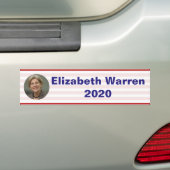 Elizabeth Warren - 2020 Bumpersticker (Op auto)