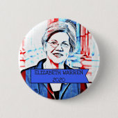 ELIZABETH WARREN 2020 Button presidentsverkiezinge (Voorkant)