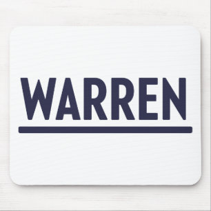 Elizabeth Warren 2020 presidentiële campagne logo Muismat