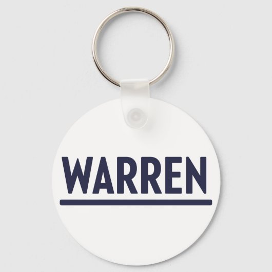 Elizabeth Warren 2020 presidentiële campagne logo Sleutelhanger (Voorkant)