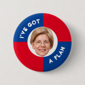 Elizabeth Warren 2020 Ronde Button 5,7 Cm (Voorkant)