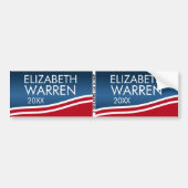 Elizabeth Warren 2024 BOGO Bumpersticker (Voorkant)