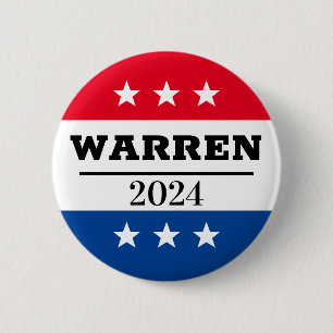 Elizabeth Warren 2024 Verkiezingspijn Ronde Button 5,7 Cm