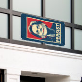 elizabeth warren blijft bestaan spandoek (Buitenkant Gebouw)