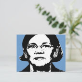 Elizabeth Warren Briefkaart (Staand voorkant)