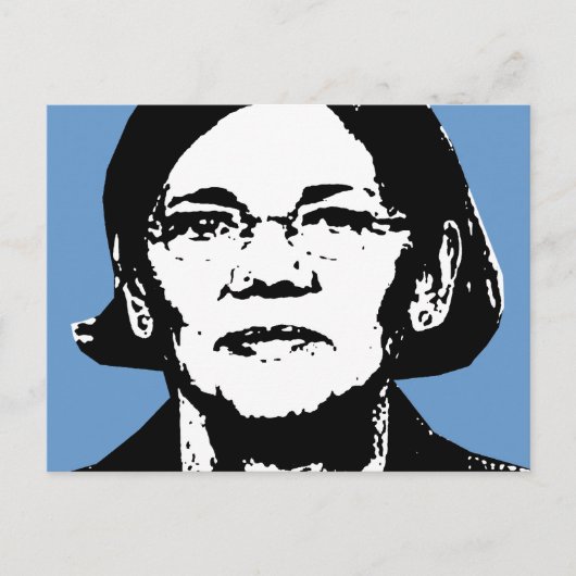 Elizabeth Warren Briefkaart (Voorkant)