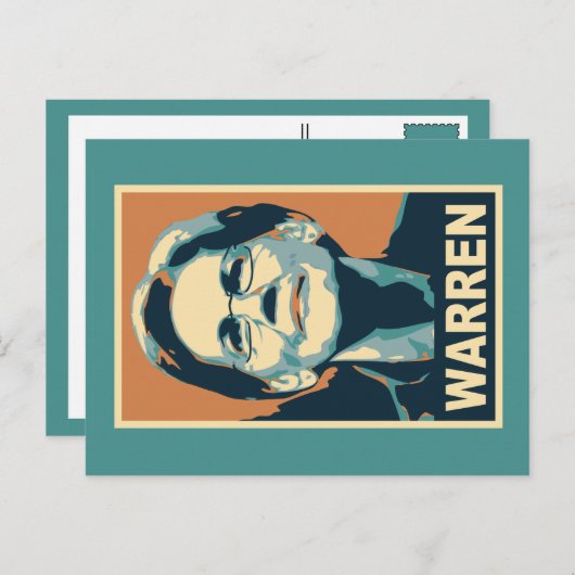 elizabeth warren briefkaart (Voorkant / Achterkant)