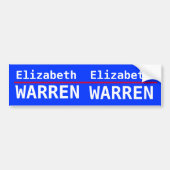Elizabeth Warren Bumpersticker (Voorkant)