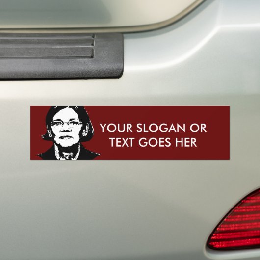Elizabeth Warren - Bumpersticker (Op auto)