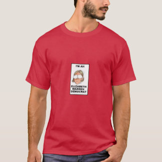 Elizabeth Warren Democraat T-shirt