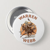 Elizabeth Warren en Jim Webb in 2016 Ronde Button 7,6 Cm (Voorkant /achterkant)
