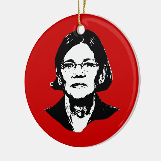 Elizabeth Warren - Keramisch Ornament (Links)