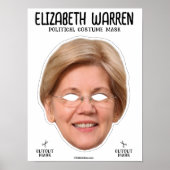 Elizabeth Warren kostuummasker Poster (Voorkant)