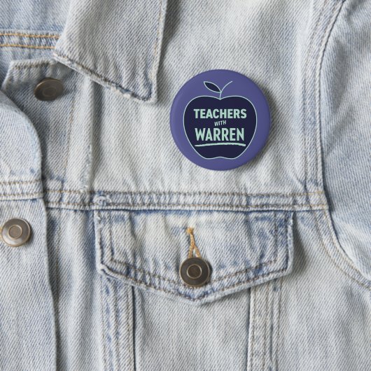 Elizabeth Warren - Leerkrachten met Warren Button (In situ)
