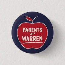 Elizabeth Warren - Ouders met Warren Button