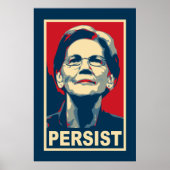 Elizabeth Warren Persist Poster (Voorkant)