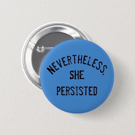 Elizabeth Warren Pinback Button (Voorkant /achterkant)