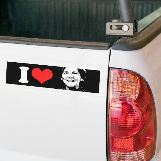 Elizabeth Warren -.png Bumpersticker (Op Truck)