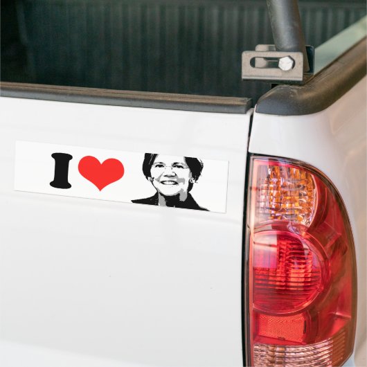 Elizabeth Warren -.png Bumpersticker (Op Truck)