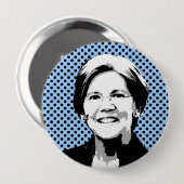 Elizabeth Warren -.png Ronde Button 4,0 Cm (Voorkant /achterkant)
