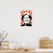 Elizabeth Warren Portrait Poster (Keuken)