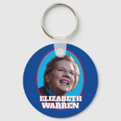 Elizabeth Warren Portrait Sleutelhanger (Voorkant)