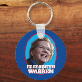 Elizabeth Warren Portrait Sleutelhanger (Voorkant)