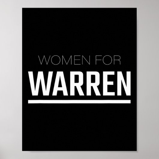 Elizabeth Warren Poster (Voorkant)