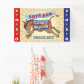 Elizabeth Warren President 2020 Democraat Donkey Spandoek (Insitu)