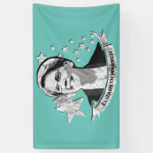 Elizabeth Warren Star Banner (Verticaal)