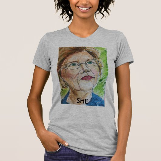 Elizabeth Warren t-shirt (Voorkant)