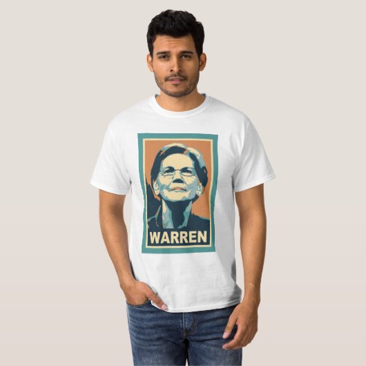 Elizabeth Warren T-shirt (Voorkant volledig)