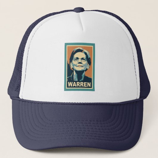 Elizabeth Warren Trucker Pet (Voorkant)