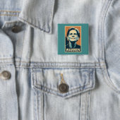 Elizabeth Warren Vierkante Button 5,1 Cm (In situ)