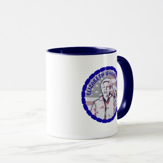 Elizabeth Warren voor presentatie 2020 Mok (Voorkant rechts)