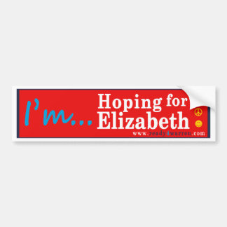 Elizabeth Warren voor President 2016 bumpersticker