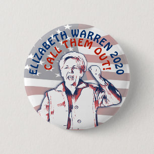 Elizabeth Warren voor President 2020 Ronde Button 5,7 Cm