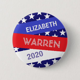 Elizabeth Warren voor President 2020 Ronde Button 5,7 Cm