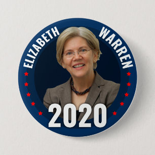 Elizabeth Warren voor President 2020 Ronde Button 7,6 Cm