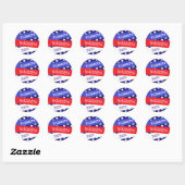 Elizabeth Warren voor President 2020 Ronde Sticker (Vel)