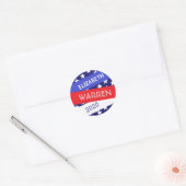Elizabeth Warren voor President 2020 Ronde Sticker (Envelop)